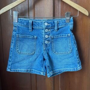 Old Navy girls size 8 high rise denim shorts